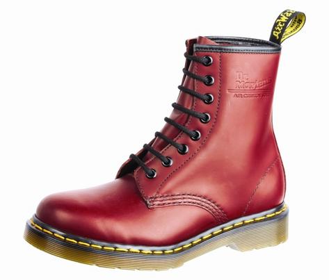 New Dr. Martens 1460 8 Eye Boot Cherry Red Smooth  Preview